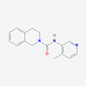molecular formula C16H17N3O B7018159 N-(4-methylpyridin-3-yl)-3,4-dihydro-1H-isoquinoline-2-carboxamide 