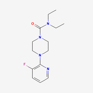 molecular formula C14H21FN4O B7018266 N,N-diethyl-4-(3-fluoropyridin-2-yl)piperazine-1-carboxamide 