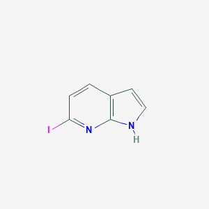 molecular formula C7H5IN2 B070189 6-iodo-1H-pyrrolo[2,3-b]pyridine CAS No. 189882-32-4