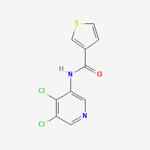 molecular formula C10H6Cl2N2OS B7019486 N-(4,5-dichloropyridin-3-yl)thiophene-3-carboxamide 