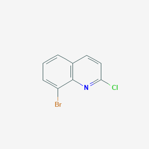 molecular formula C9H5BrClN B070218 8-Bromo-2-chloroquinoline CAS No. 163485-86-7