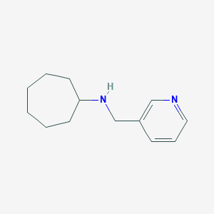 N-(pyridin-3-ylmethyl)cycloheptanamine