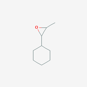 molecular formula C9H16O B070226 2-Cyclohexyl-3-methyloxirane CAS No. 164323-45-9