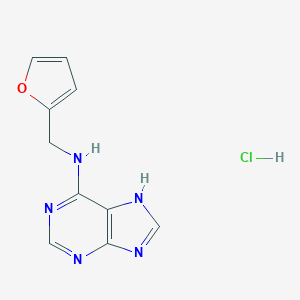 molecular formula C10H10ClN5O B070231 Kinetin hydrochloride CAS No. 177966-68-6