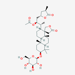 molecular formula C38H60O12 B070235 Hovenidulcioside B2 CAS No. 174902-17-1