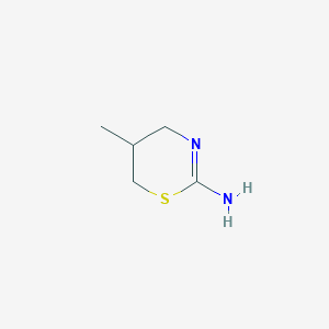 molecular formula C5H10N2S B070253 5-methyl-5,6-dihydro-4H-1,3-thiazin-2-amine CAS No. 179413-53-7