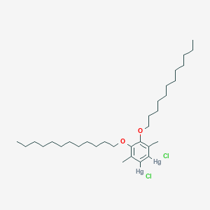 molecular formula C32H56Cl2Hg2O2 B070265 Chloride ionophore III CAS No. 178959-28-9