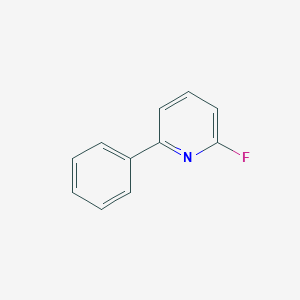 molecular formula C11H8FN B070266 2-Fluoro-6-phenylpyridine CAS No. 180606-17-1