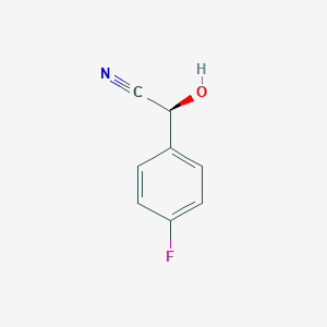 molecular formula C8H6FNO B070276 (S)-(4-Fluorophenyl)hydroxyacetonitrile CAS No. 176485-58-8