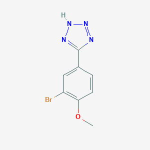 molecular formula C8H7BrN4O B070280 5-(3-溴-4-甲氧基苯基)-2H-四唑 CAS No. 191602-76-3