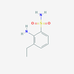 molecular formula C8H12N2O2S B070295 2-Amino-3-ethylbenzenesulfonamide CAS No. 194020-05-8