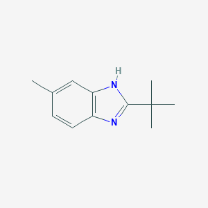molecular formula C12H16N2 B070299 2-tert-butyl-6-methyl-1H-benzimidazole CAS No. 184226-80-0
