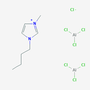 molecular formula C8H15Al2Cl7N2 B070317 1-Butyl-3-methylimidazol-3-ium;trichloroalumane;chloride CAS No. 184695-80-5