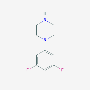 molecular formula C10H12F2N2 B070331 1-(3,5-Difluorophenyl)piperazine CAS No. 180698-14-0