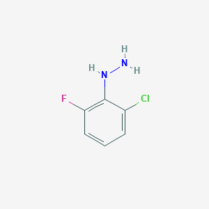 molecular formula C6H6ClFN2 B070344 2-Chloro-6-fluorophenylhydrazine CAS No. 175276-74-1