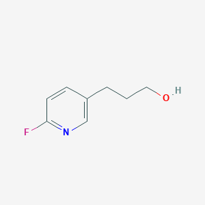 molecular formula C8H10FNO B070347 3-(6-Fluoropyridin-3-yl)propan-1-ol CAS No. 174523-84-3