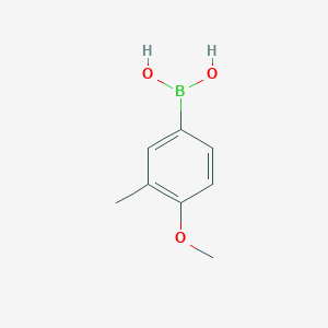 molecular formula C8H11BO3 B070350 4-甲氧基-3-甲基苯硼酸 CAS No. 175883-62-2