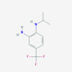 molecular formula C10H13F3N2 B070355 3-Amino-4-(isopropylamino)benzotrifluoride CAS No. 175277-91-5