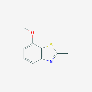 molecular formula C9H9NOS B070382 7-Methoxy-2-methylbenzo[d]thiazole CAS No. 163298-70-2