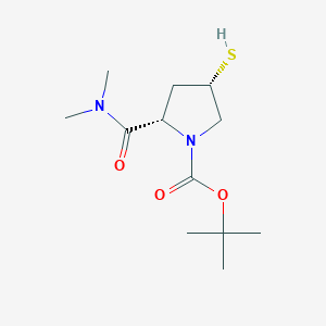 (2S,4S)-tert-Butyl 2-(dimethylcarbamoyl)-4-mercaptopyrrolidine-1-carboxylate