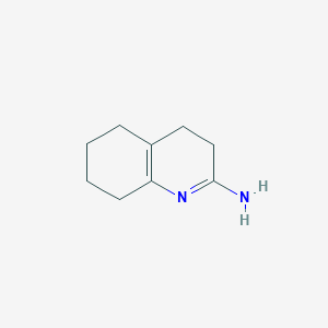 molecular formula C9H14N2 B070384 3,4,5,6,7,8-Hexahydroquinolin-2-amine CAS No. 165384-88-3