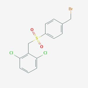 4-(2,6-Dichlorobenzylsulphonyl)benzylbromide
