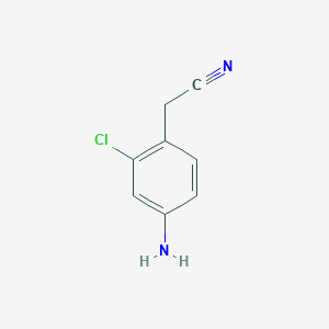 2-(4-Amino-2-chlorophenyl)acetonitrile