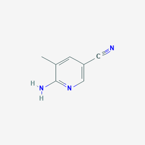 molecular formula C7H7N3 B070432 6-Amino-5-methylnicotinonitrile CAS No. 183428-91-3