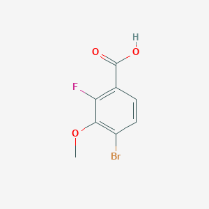 4-Bromo-2-fluoro-3-methoxybenzoic acid