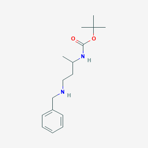tert-butyl N-[4-(benzylamino)butan-2-yl]carbamate