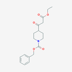 Benzyl 4-(3-ethoxy-3-oxopropanoyl)piperidine-1-carboxylate
