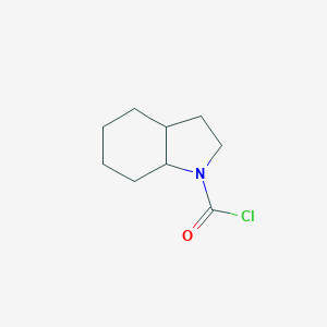 molecular formula C9H14ClNO B070453 Octahydro-1H-indole-1-carbonyl chloride CAS No. 178054-15-4
