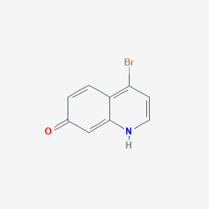 molecular formula C9H6BrNO B070503 4-Bromoquinolin-7-ol CAS No. 181950-60-7