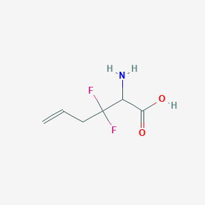 2-Amino-3,3-difluorohex-5-enoic acid