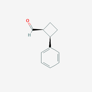 (1S,2R)-2-Phenylcyclobutane-1-carbaldehyde