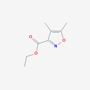 molecular formula C8H11NO3 B070530 Ethyl 4,5-dimethylisoxazole-3-carboxylate CAS No. 160850-62-4