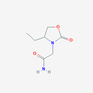 3-Carbamoylmethyl-4-ethyloxazolidin-2-one