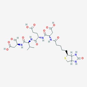 molecular formula C28H42N6O12S B070593 Biotin-DEVD-CHO CAS No. 178603-73-1