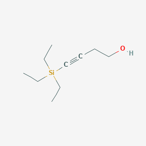 molecular formula C10H20OSi B070595 4-(Triethylsilyl)-3-butyn-1-ol CAS No. 160194-29-6