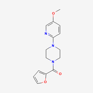 molecular formula C15H17N3O3 B7063406 Furan-2-yl-[4-(5-methoxypyridin-2-yl)piperazin-1-yl]methanone 