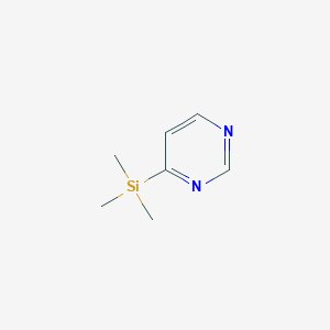 molecular formula C7H12N2Si B070635 4-(Trimethylsilyl)pyrimidine CAS No. 164738-48-1