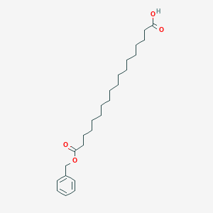 molecular formula C25H40O4 B070640 18-(Benzyloxy)-18-oxooctadecanoic acid CAS No. 189625-51-2
