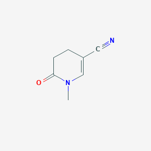 molecular formula C7H8N2O B070642 1-Methyl-2-oxo-3,4-dihydropyridine-5-carbonitrile CAS No. 177422-93-4