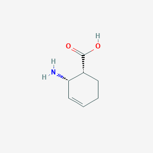 molecular formula C7H11NO2 B070673 Cis-2-Amino-cyclohex-3-enecarboxylic acid CAS No. 193673-65-3