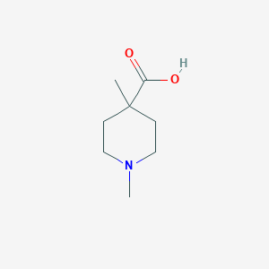 molecular formula C8H15NO2 B070674 1,4-Dimethylpiperidine-4-carboxylic acid CAS No. 162648-33-1