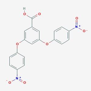 molecular formula C19H12N2O8 B070681 3,5-Bis(4-nitrophenoxy)benzoic acid CAS No. 173550-33-9