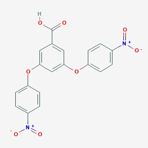 molecular formula C19H12N2O8 B070681 3,5-双(4-硝基苯氧基)苯甲酸 CAS No. 173550-33-9
