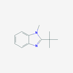 molecular formula C12H16N2 B070686 2-Tert-butyl-1-methylbenzimidazole CAS No. 178394-77-9