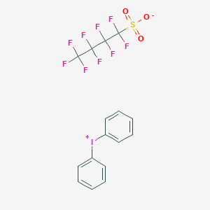 molecular formula C16H10F9IO3S B070695 Diphenyliodanium nonafluorobutane-1-sulfonate CAS No. 194999-82-1
