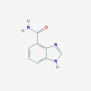 molecular formula C8H7N3O B070697 1H-苯并咪唑-4-甲酰胺 CAS No. 188106-81-2